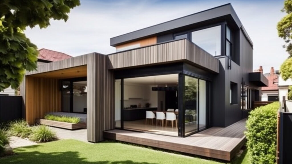 Stunning addition to house showcasing new living space